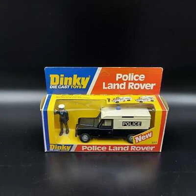 Police Land Rover Set Vehicle Traffic Officer 1979 Dinky Toys 277 MIB polizia - Immagine 1 di 4