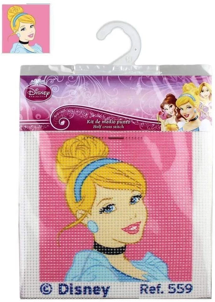 Kit canevas Walt Disney Cendrillon walt disney enfants broderie - Photo 1/1