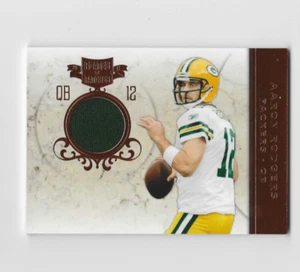 Aaron Rodgers 2011 Panini Plates & Patches Jersey 9/49 Card #53 Packers Steelers - Picture 1 of 2