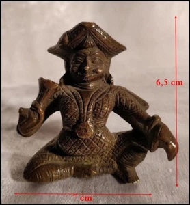Rare Amulette Bronze du Sri Lankha 18e/ / 19e Statuette Sri Lankaise Cingalaise - Picture 1 of 7