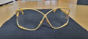 Vintage Christian Dior Large Gold Butterfly Frames Artsy - Picture 1 of 10