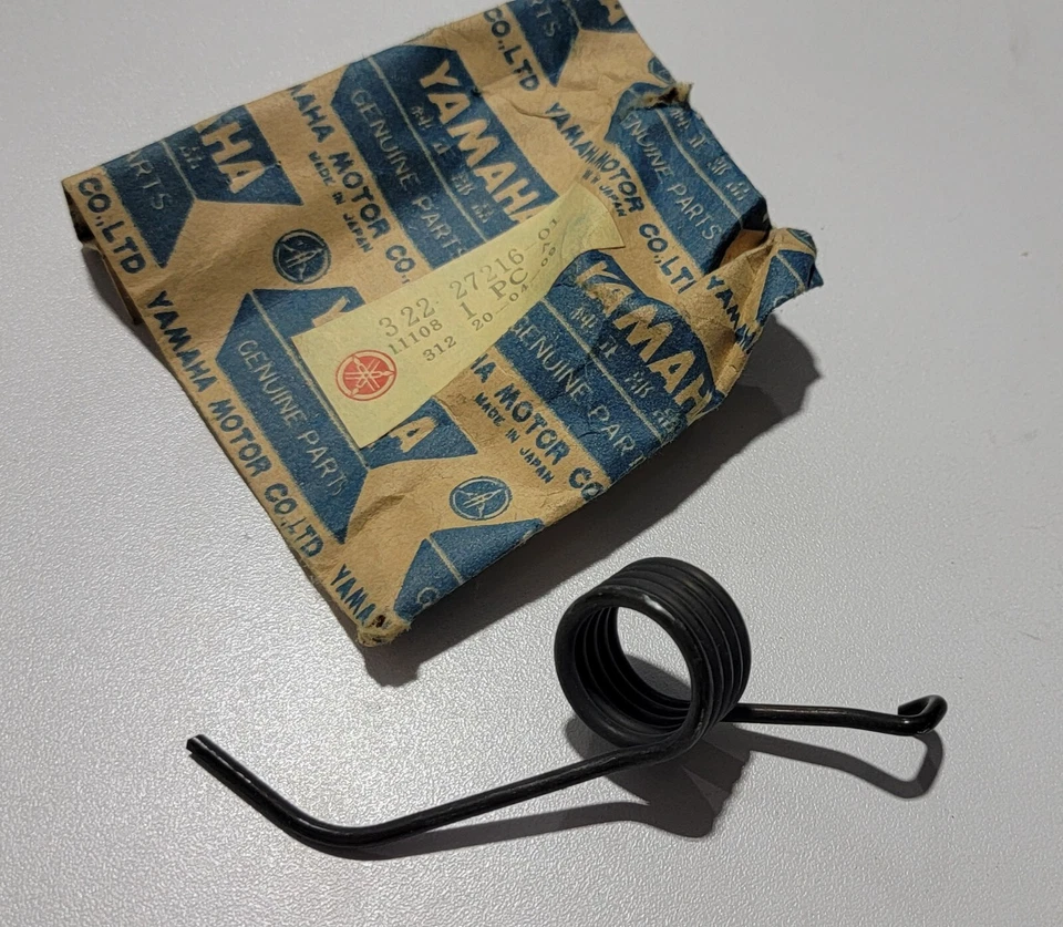 NOS Rear Brake Pedal Torsion Spring 1972 Yamaha RT2MX 322-27216-01-00 - Image 1 of 4