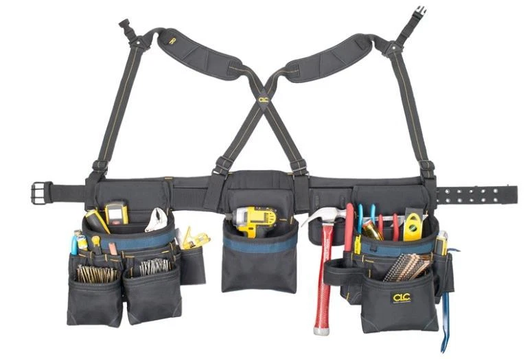 NEW CLC 2617 28 POCKET CARPENTERS POLY FABRIC SIGNATURE TOOL BELT BAG  1541580 - Image 1 of 1