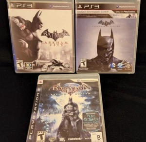 3 Playstation 3 Videospiele - Batman Arkham City, ARKHAM Origins, ARKHAM Asylum - Bild 1 von 10