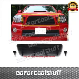 Inserto de parrilla de billet superior negro para TOYOTA TACOMA 2005 06 07 08 09 2010 - Imagen 1 de 2