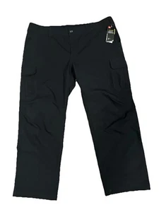 Under Armour UA Pants Mens 44x32 Black Cargo Straight Storm Patrol Duty Work NWT - Picture 1 of 10