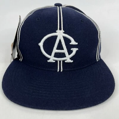 Gorra ajustada de los Chicago American Giants para hombre azul 6 7/8 Liga Negra de béisbol Foto 1 de 4