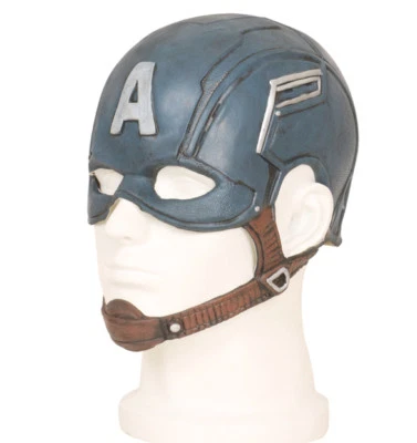 Captain America Steve Rogers Maske Latex Captain America Helm