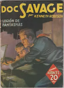 DOC SAVAGE HOMBRES AUDACES MOLINO LEGIÓN DE FANTASMAS K. ROBESON OCTUBRE 1940 - Imagen 1 de 1