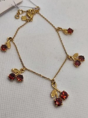 Pulsera Kate Spade Sundae Cherry Charm K6898 Nueva Foto 1 de 2
