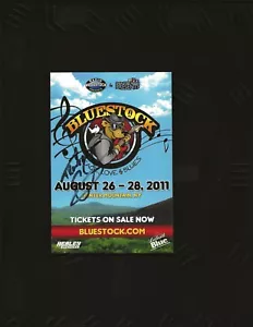 Tarjeta promocional autografiada Trombone Shorty de Bluestock 2011 - Imagen 1 de 2