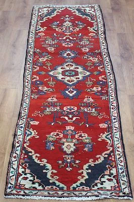 Traditional Vintage Wool 263cmX 63cm Oriental Rug Handmade Carpet Rugs  - Image 1 of 4
