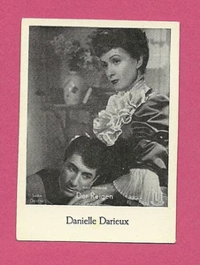 Danielle Darrieux Vintage Movie Film Star German Card - Picture 1 of 1