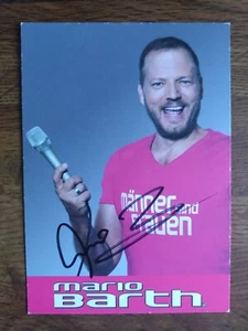 Mario Barth, Orig.-Autogr.,Autogrammkarte,dt. Komiker und Moderator👍👋 - Bild 1 von 2
