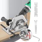 Electric Drill to Electric Circular Saw Head Adapter Saw Woodworking Tool. T9D4