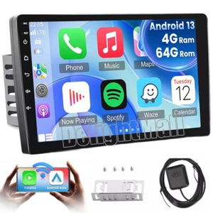 Android 13 Double DIN Touch 10" Car Stereo Radio 64G WiFi For Apple CarPlay GPS - Bild 1 von 21