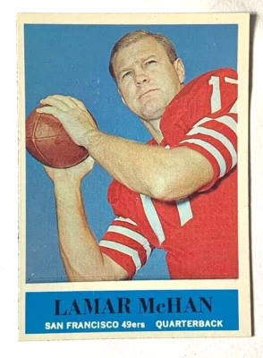 1964 PHILADELPHIA GUM LAMAR McHAN #163 SAN FRANCISCO 49ers  NMMT - Image 1 of 2