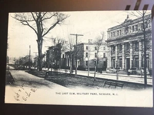 1905 Postcard The Last Elm in Military Park Newark NJ Posted (23) - Picture 1 of 3