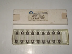 9-Pack Light Bulbs, BECK/ARNLEY 213-1581, fits various '68-'80 TOYOTA - Picture 1 of 1