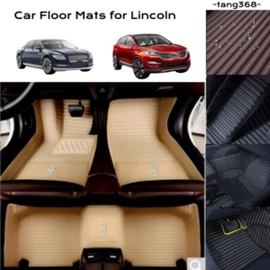 Auto Carpets Fit Lincoln MKS MKZ MKC MKT MKX Car Floor Mats Waterproof Rugs - Picture 1 of 28