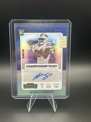 2021 Contenders - Championship Ticket Marquez Stevenson Auto 09/25 (RC)  - Image 1 of 3