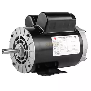 3.7 HP 3450 RPM Electric Motor Compressor Duty 56 Frame 1 Phase 5/8" Shaft 230 V - Picture 1 of 7