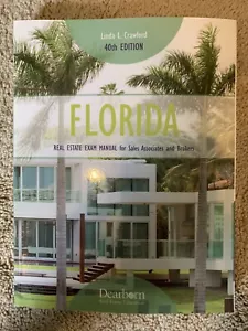 FLORIDA REAL ESTATE EXAM MANUAL FOR SALES ASSOCIATES AND By Linda L. Crawford - Picture 1 of 2