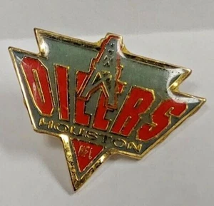 Houston Oilers  VINTAGE 1990's NFL Football ENAMEL LAPEL PIN Tie Tack - Picture 1 of 2