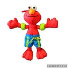 Fisher-Price Sesame Street Splash & Scribble Elmo 12" Nylon Doll w/ Swim Trunks 