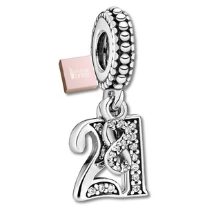 MariaFonte Bead Charm Infinity 21 Jahre 925 Sterling Silber kompatibel - Bild 1 von 7
