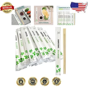 500 Sets of Eco-Friendly UV Treated Bamboo Chopsticks - Perfect for Sushi & More - Picture 1 of 11