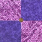 Positive Purple Cotton Fabric Squares Crafting Quilting Squares LP1