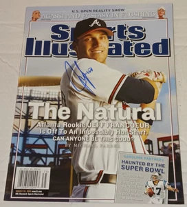Jeff Francoeur Atlanta Braves ROOKIE SIGNED Sports Illustrated SI COA NO LABEL - Picture 1 of 1