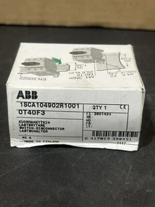 New ABB OT40F3 1SCA104902R1001 40A Disconnector Free Shipping - Imagen 1 de 3
