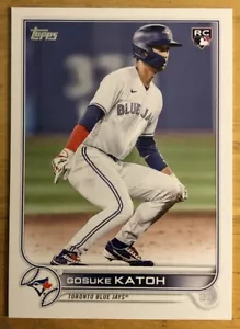 2022 Topps Update Series Gosuke Katoh US41 Blue Jays Rookie RC High-Grade NM O/C - Picture 1 of 2