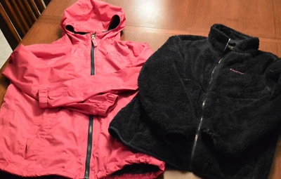 Chaqueta Marmot Niñas Precip Eco 3 en 1 Talla XL (14/16) Rosa Caliente Azul Marino Foto 1 de 4