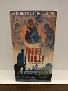 Andrei Rublev 1992 promo screener VHS 2-tape Collector's Letterbox Edition - Imagen 1 de 4