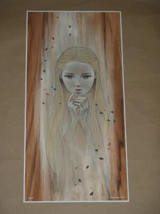 Audrey Kawasaki Fragile signed numbered art print poster Asian Style COA - Picture 1 of 5