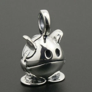 Lindos colgantes de plata esterlina 925 para mascotas moda encanto joyería punk 8A025D - Imagen 1 de 5