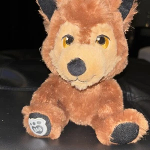Build a Bear Wolf Plüschtier Stofftier 7 Zoll SELTEN BAB Spielzeug Kind Spaß weich süß - Bild 1 von 5