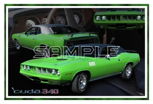 1971 340 Cuda Poster Print - Bild 1 von 1