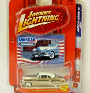 Johnny Lightning 1949 Buick Riviera chrom mit weißem Dach Maßstab 1:64 - Bild 1 von 2