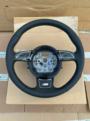 AUDI 2011-2018 LEATHER STEERING WHEEL 8X0419091G / 8X0 419 091 G GENUINE NEW!!! - Image 1 of 4
