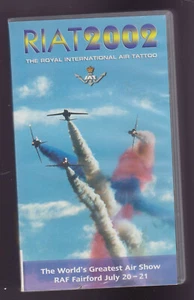 Royal International Air Tattoo 2002 ~ RIAT (VHS, 2002) Aircraft ~ Aeroplane - Foto 1 di 3