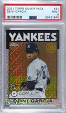 2021 Topps Silver Pack 1986 Chrome Baseball Deivi Garcia #86BC-21 PSA 9 Rookie
