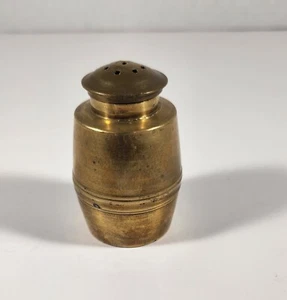 VINTAGE SOLID BRASS SALT SHAKER INCENSE BURNER  - Picture 1 of 9