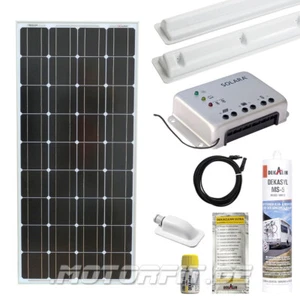 110W Solar Spar Set Kastenfahrzeuge KOMPLETT Solaranlage 110 Watt Markenpanel - Bild 1 von 5