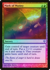 Mark of Mutiny FOIL Zendikar NM Red Uncommon MAGIC THE GATHERING CARD ABUGames