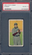 1911 T212 Obak Jimmy Agnew PSA 4 Los Angeles Angels PCL