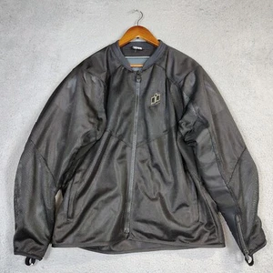 Icon Anthem 2 D30 Moto Jacket Women's 2XL Black Padded Mesh Liner Riding Biker - Picture 1 of 18